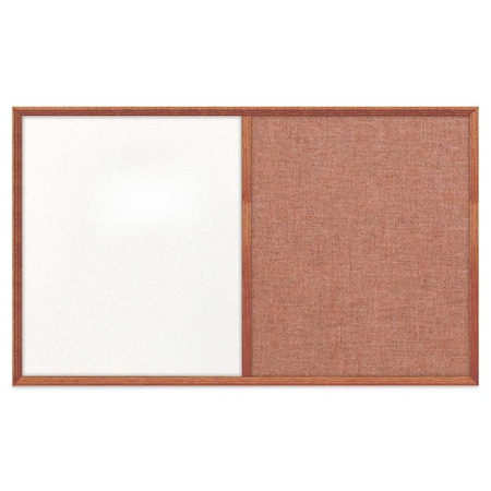 United Visual Products Slim Style Indoor Enclosed Corkboard, 18 UV501SCH-WHITE-COBACC